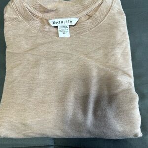 Athleta Mindset Tan crewneck sweatshirt 3X